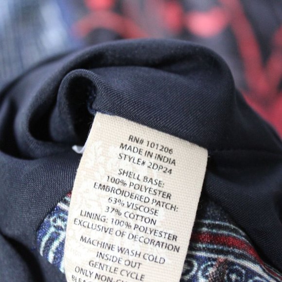 NWOT Soft Surroundings Montebleu Topper Mixed Print Kimono Cardi Large H13180 - Picture 11 of 11